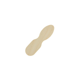 75mm type 1 Eco-Friendly Disposable Wooden Ice Cream Spoon