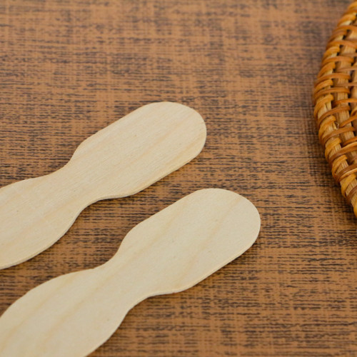 75mm Eco-Friendly Disposable Wooden Ice Cream Spoon