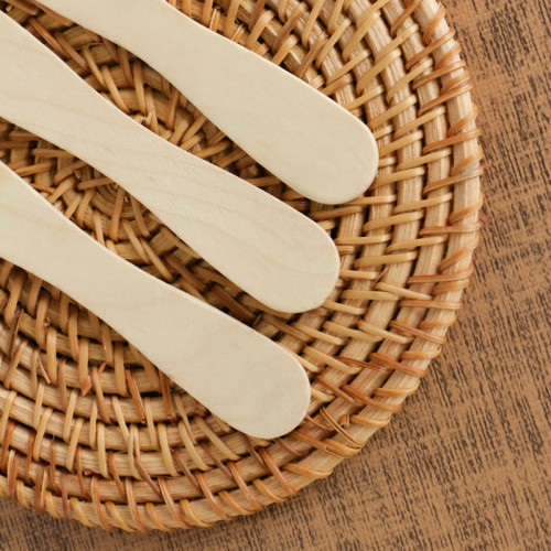 94mm type 1 Eco-Friendly Disposable Wooden Ice Cream Spoon