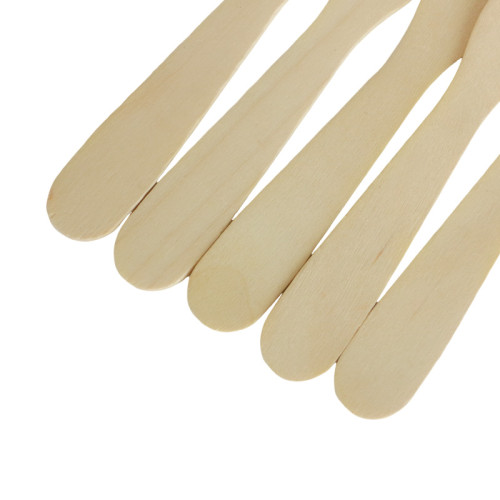 125mm Eco-Friendly Disposable Wooden Ice Cream Spoon