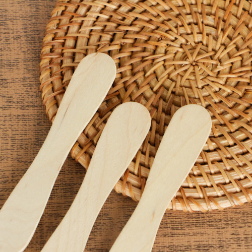 94mm type 2 Eco-Friendly Disposable Wooden Ice Cream Spoon