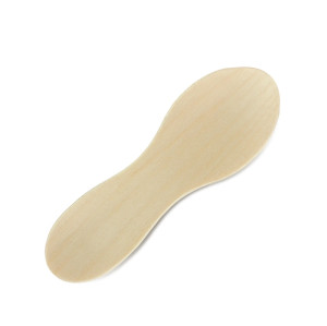 Peanut-shaped Eco-Friendly Disposable Wooden Ice Cream Spoon