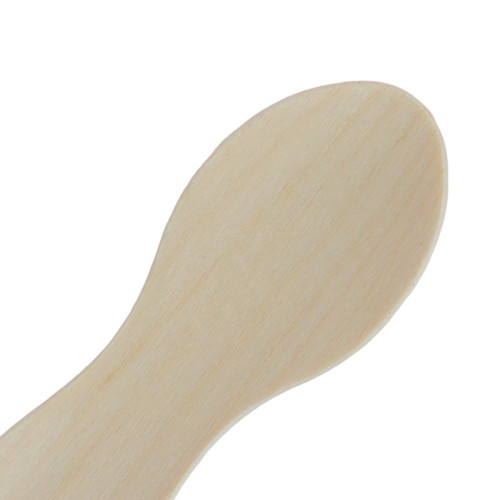 Peanut-shaped Eco-Friendly Disposable Wooden Ice Cream Spoon