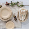 Medium round plate 1 Eco-Friendly Disposable Wooden Plate
