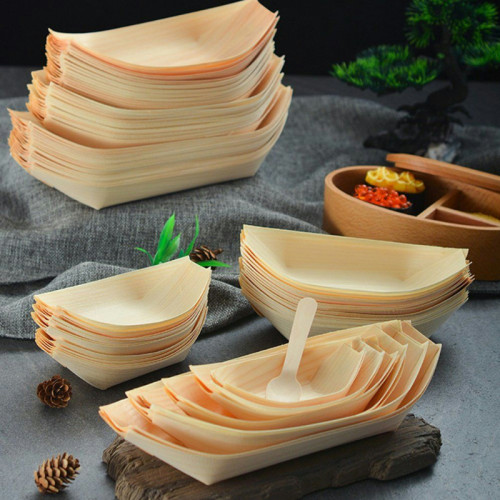 Small-sized Eco-Friendly Disposable Wooden Boat