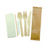 Disposable Wooden Cutlery Kit Set 2 In 1 | Factory Direct