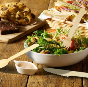 Heavy Duty Bamboo Spoons, 7 Inch Natural Bamboo Wood Spoons with BPA-Free, Heat Resistant, 100% Compostable Disposable Cutlery for Parties, Picnics, Travel & Catering