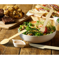 7 Inch Heavy Duty Bamboo Spoons