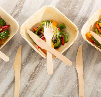 140 mm Eco-Friendly Biodegradable Bamboo Knife