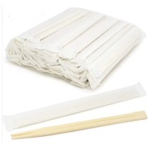 Eco-Friendly 8.3 Inch BambooTwin Chopsticks, 100 Durable Bamboo Chopsticks With Paper Sleeve