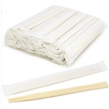 Eco-Friendly 8.3 Inch BambooTwin Chopsticks, 100 Durable Bamboo Chopsticks With Paper Sleeve