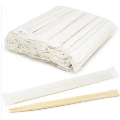 Eco-Friendly 8.3 Inch BambooTwin Chopsticks, 100 Durable Bamboo Chopsticks With Paper Sleeve