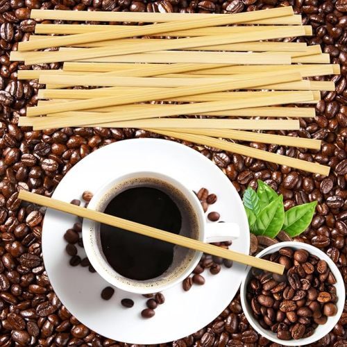 110 mm Disposable Bamboo Square End Coffee StirrerWholesale/Eco-friendly Stir Stick | Cocktail Stirrers 110mm