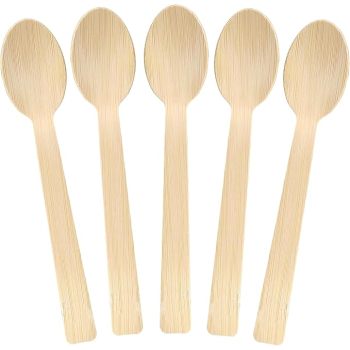 7 Inch Heavy Duty Bamboo Spoons