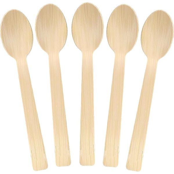 7 Inch Heavy Duty Bamboo Spoons
