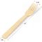170 mm Natural Bamboo Disposable Forks - Biodegradable and Eco-Friendly Utensils for Outdoors, Parties, and Events