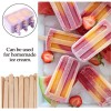 Bevelled Edge Wooden Multi-Purpose Popsicle Sticks, Craft Sticks for ICES, Ice Cream, Waxing, Tongue Depressor Wood Sticks (Formerly Comfy Package)