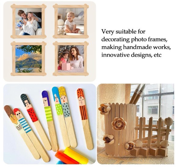 Disposable Wooden Ice Cream Sticks