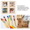 Bevelled Edge Wooden Multi-Purpose Popsicle Sticks, Craft Sticks for ICES, Ice Cream, Waxing, Tongue Depressor Wood Sticks (Formerly Comfy Package)