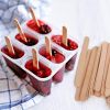 Bevelled Edge 1000 Pcs Popsicle Stick, 4.5" Natural Wood Craft Sticks Supplies, Ice-Cream Stick Pop, Ages 3+