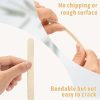 Straight Edge  Wooden Craft Sticks - Food Grade Popsicle Sticks for Crafts & Ice Cream Sticks - Wooden Sticks for Crafts - Wood Craft Sticks - Popsicle Sticks Bulk