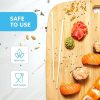 Eco-Friendly Individually Wrapped Twin Chopsticks | Bulk 50 Pack Disposable Wooden Chopsticks | Chinese Bamboo Splinter-Free Party Utensil for Sushi, Rice, Noodles & All Asian, Japanese, Korean Dishes
