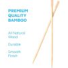 Eco-Friendly Individually Wrapped Twin Chopsticks | Bulk 50 Pack Disposable Wooden Chopsticks | Chinese Bamboo Splinter-Free Party Utensil for Sushi, Rice, Noodles & All Asian, Japanese, Korean Dishes