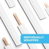 Eco-Friendly Individually Wrapped Twin Chopsticks | Bulk 50 Pack Disposable Wooden Chopsticks | Chinese Bamboo Splinter-Free Party Utensil for Sushi, Rice, Noodles & All Asian, Japanese, Korean Dishes