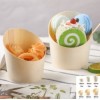 55mm Eco-Friendly Disposable Wooden Cup Pinewood Serving Cup