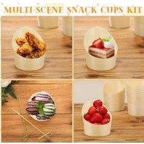 60mm type 2 Eco-Friendly Disposable Wooden Cup