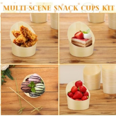 60mm type 2 Eco-Friendly Disposable Wooden Cup