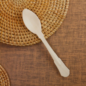 200mm Biodegradable Wooden Cutlery Spoons