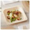Square plate Eco-Friendly Disposable Wooden Plate