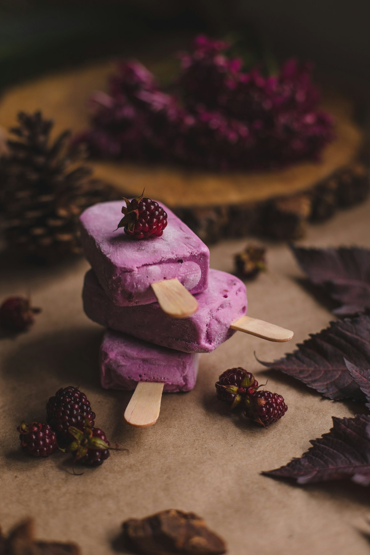 Large ice cream bar requiring a wide Magnum format wooden stick