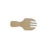 60mm Eco-Friendly Disposable Wooden Spork