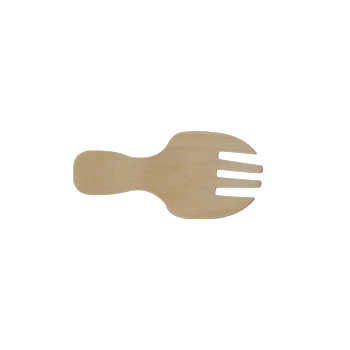 60mm Eco-Friendly Disposable Wooden Spork