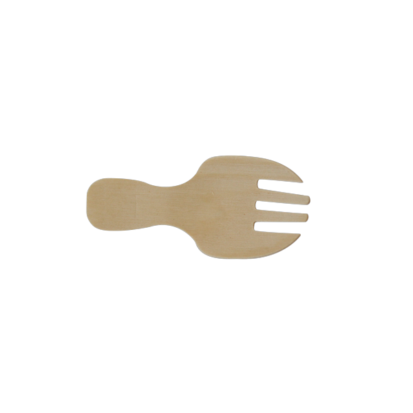 60mm Eco-Friendly Disposable Wooden Spork
