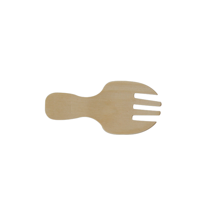 60mm Eco-Friendly Disposable Wooden Spork