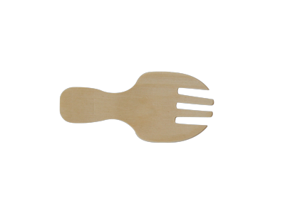 60mm Eco-Friendly Disposable Wooden Spork