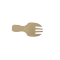 60mm Eco-Friendly Disposable Wooden Spork