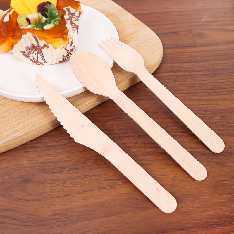 disposable wooden cutlery