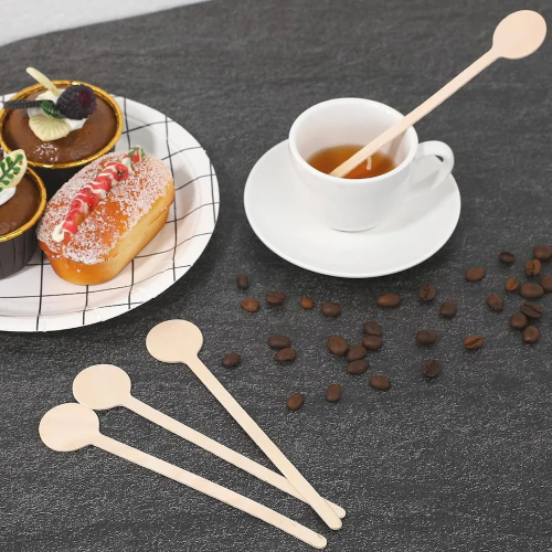 80mm Eco-Friendly Disposable Wooden Stir Sticks