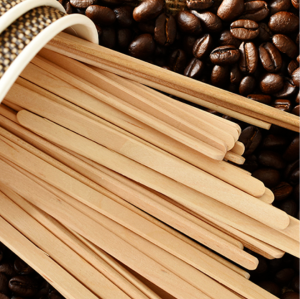 155mm Eco-Friendly Disposable Wooden Stir Sticks
