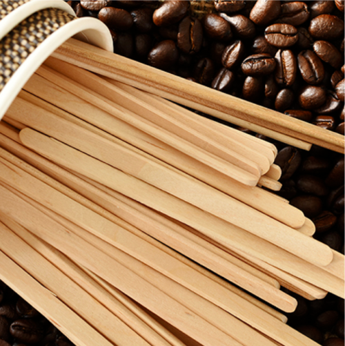 155mm Eco-Friendly Disposable Wooden Stir Sticks
