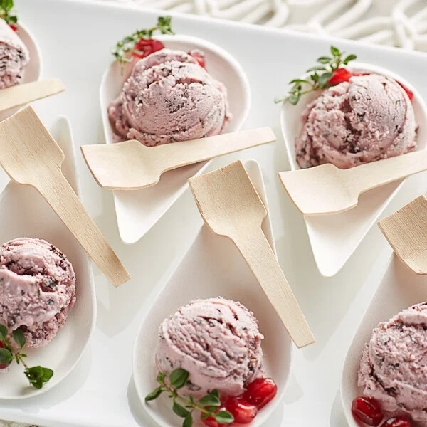 Disposable Wooden Ice Cream Scoops