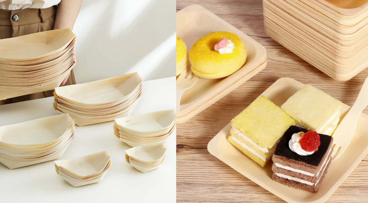 Disposable Wooden Plates