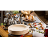 Medium round plate 2 Eco-Friendly Disposable Wooden Plate