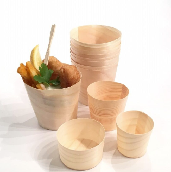 Wholesale Disposable Wooden Cups