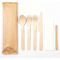 Biodegradable Wooden Cutlery Set 3 in 1 Wholesale