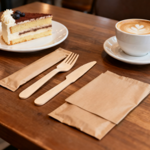 Disposable Wooden Cutlery Set Wholesale | Eco-friendly Disposable Wooden Knife Fork 2 Piece Kit